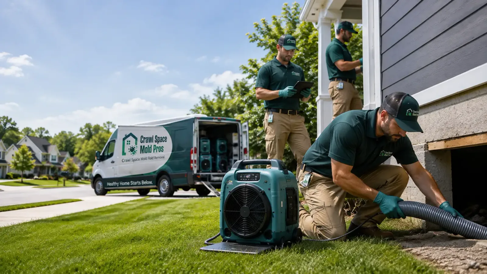 Crawl Space Mold Removal in Elwood, NJ